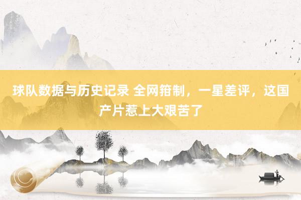 球队数据与历史记录 全网箝制，一星差评，这国产片惹上大艰苦了