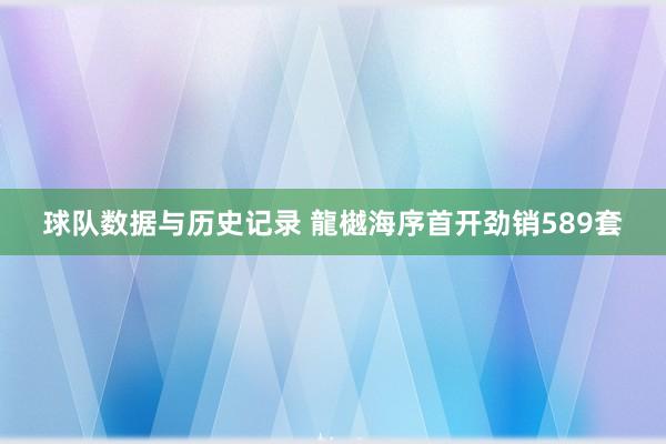 球队数据与历史记录 龍樾海序首开劲销589套