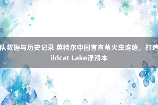 球队数据与历史记录 英特尔中国官宣萤火虫连络,打造Wildcat Lake浮滑本