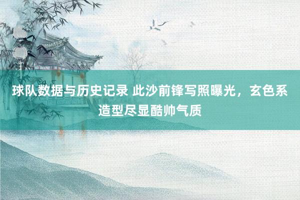 球队数据与历史记录 此沙前锋写照曝光，玄色系造型尽显酷帅气质